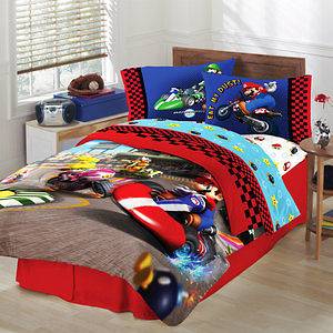 Super Mario FULL Comforter Sheets Drapes/Curtain​s NEW