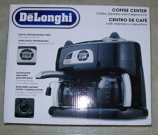 DELONGHI Coffee Center Machine Steam Espresso Cappuccino Maker BCO120T 