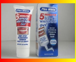Plus White 5 Minute Speed Bleach Teeth Whitening Gel