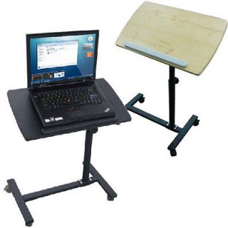   Bed Rolling Adjustable Laptop Computer Notebook Desk Table stand tray