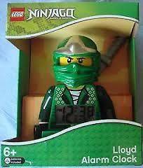 New Lego Ninjago Green Ninja Lloyd ZX Alarm Clock In Hand Free SH