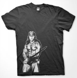   Quality T Shirt THE BARBARIAN Arnold Schwarzeneggar DOOM Destroyer