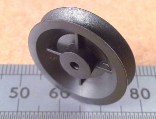 25mm Diameter Belt Pulley Wheel for 2mm Model Electric Motor Shaft