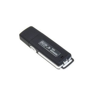 Mini Rechargeable 4GB USB Spy Pen Drive Flash Digital Audio Voice 