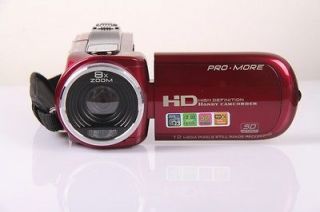   12.0 MP 8 x Zoom 2.7 TFT HD Digital Video Camcorder Camera DV Red C2