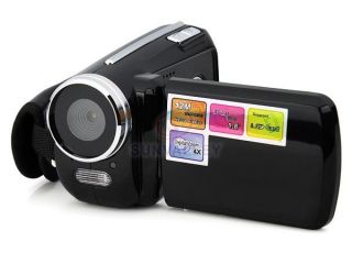    12MP 4X zoom 1.8LCD mini Black digital video Camera DV camcorder