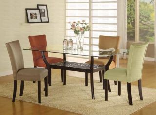 Parson Dining Chairs Taupe Red Green Gold by Coaster 101492 101493 