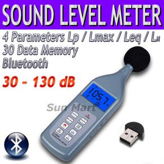 SL5868 Digital Sound Level Meter Bluetooth (30 ~ 130 dB) Decibel Noise 