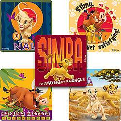 15 Disney THE LION KING Stickers Kid Party Goody Loot Bag Filler 