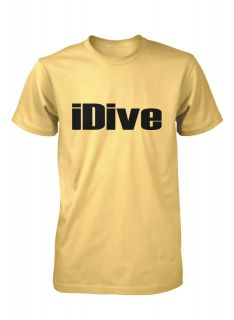 iDive Dive Diver Diving T Shirt Mens Tshirt Tee Swimming Swim Swimmer 