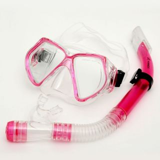 Snorkeling Gear Scuba Dive Mask & Snorkel Set Aqua Water Sports 