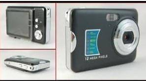 NEW Black 2.7 TFT LCD 12.0 MP cheap digital camera zoom 8X Anti shake 