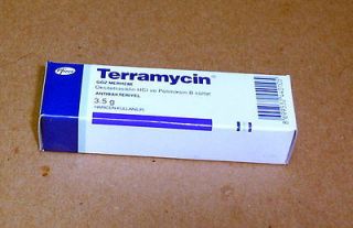   Terramycin Pet Eye Ointment for Cat Dog Horse 3.5 GM (Exp date 07/14