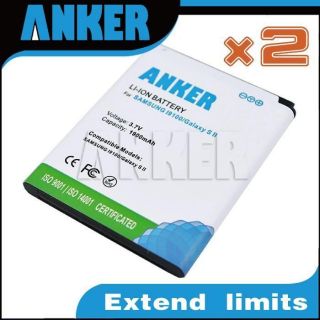   Anker 1900mAh Battery for Samsung Galaxy S2 II i9100, 9100G , GT I9100