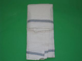 Bar Mop Towels Rag Kitchen Towel Blue Stripe Cleaning 100% Cotton