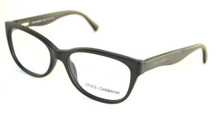 DOLCE & GABBANA DG3136 2582 MATTE BROWN Eyeglasses Size 53 140