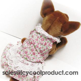 Floral Lace dress pet dog clothes APPAREL Chihuahua