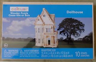 WOOD Dollhouse KIT ~ Puzzle ~ Victorian Doll House