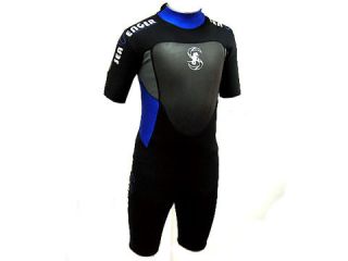 Superstretch 3mm wetsuit scuba diving shorty   mens