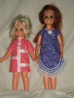 Crissy Velvet Doll Pattern Country & Mondrian Dresses
