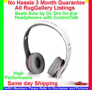 Beats Solo by Dr. Dre On Ear Headphones ControlTalk High Performance 