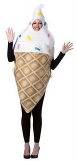   piece ice cream cone adult costume food accessory bizarre funny unisex
