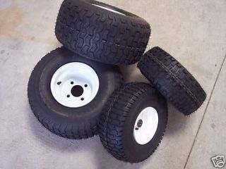 Turf Tire & Rims for Front & Rear for Go Kart, Fun Cart, Buggy 