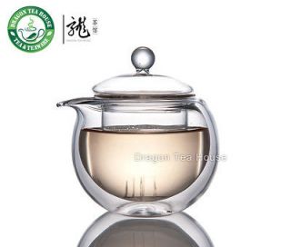 Double Wall Mini Glass Teapot w/t Infuser 150ml CK 092A