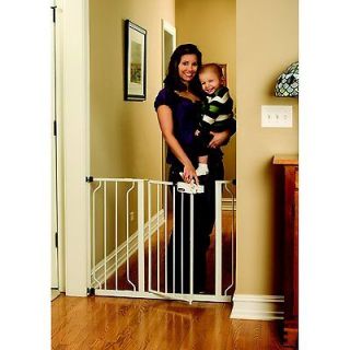 One Hand Touch Release Baby Pet Dog Security Gate