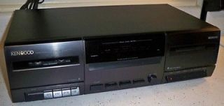 Kenwood CT 201 Stereo Double Cassette Player Recorder Nice