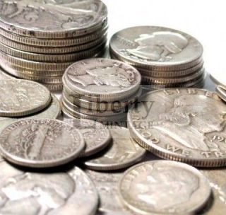   Silver U.S. Coin Lot   Half Dollars, Quarters, or Dimes (Random Mix