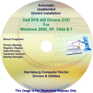 Dell XPS 420 Drivers Restore Recovery DVD Disc