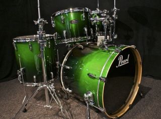 Pearl drums sets Vision Birch VBL Viridian Green Fade 5pc 10, 12, 16F 