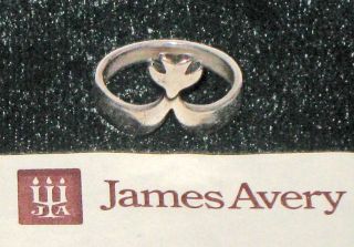James Avery Retired Descending Dove Ring