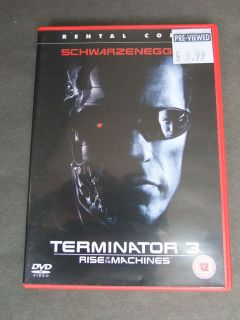   Rise of the Machines   Schwarzenegger Ex Rental Copy DVD   DTS