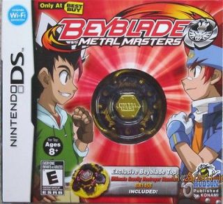 BEYBLADE METAL MASTERS NINTENDO DS GAME   2011   SHIPS IN BOX NOT 