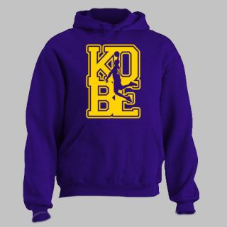 KOBE ~ HOODIE lakers la bryant los angeles basketball ALL SIZES AND 