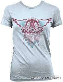 Licensed Aerosmith Dream Catcher Logo Women Junior Shirt S XL