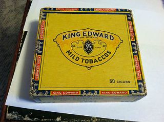 cigar box king edward in Cigar Boxes