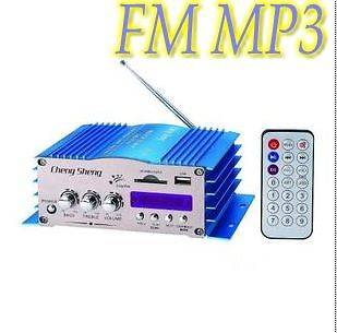 FM  SD DVD CD 12v digital player USB 4CH output power Amplifier 