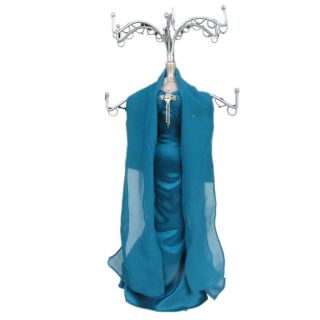   Mannequin Chic Jewellery Necklace Stand Holder Tree DressTurquoise
