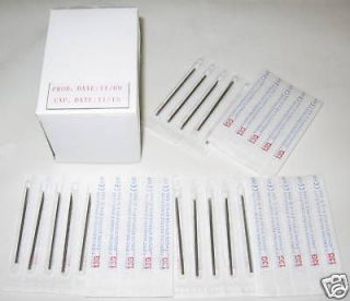 40 pcs. sterile body piercing needle set 14G,16G,18G,20G supplies for 