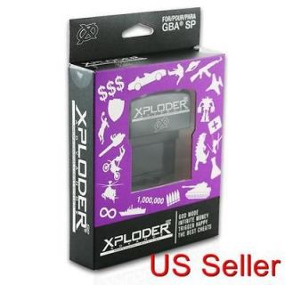 Gameboy Advance SP GBASP Cheat Codes GBA SP Xploder (XCS GBASP 638​)