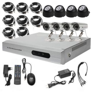 NTSC / PAL Standalone 8CH Channel H.264 CCTV DVR System Video Record 