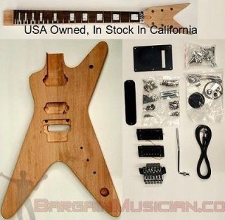 ML Body Style   DIY Unfinished Project Luthier Electric Guitar Kit!