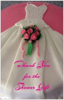 20 Wedding Bridal Shower THANK YOU Cards LG Post CARDS