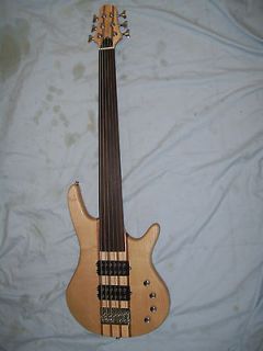   Bass Guitar, 6 String, solid wood Neck through body, Active pickups