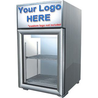   Beverage Display Cooler Fridge, Commercial Glass Door Refrigerator