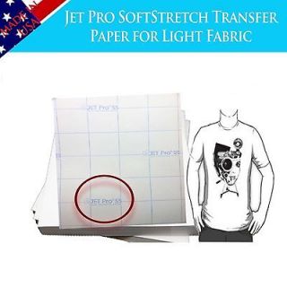 JET PRO SofStretch inkjet Heat Transfer Paper 8.5x11    175 SHEETS