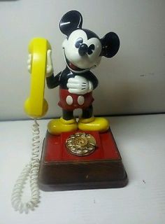   MOUSE Dial Rotary PHONE Telephone PIE EYE DISNEY WORKS GREAT